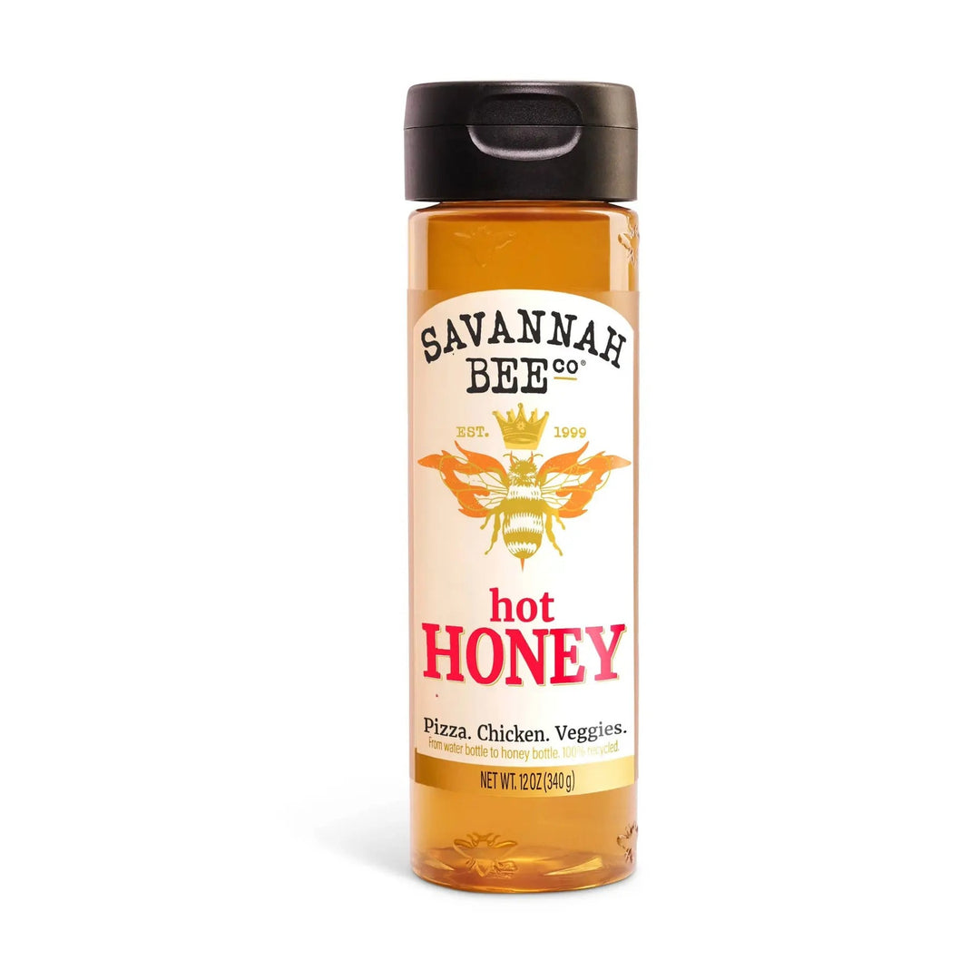 Savannah Bee Company Hot Honey squeeze bottle, 12oz