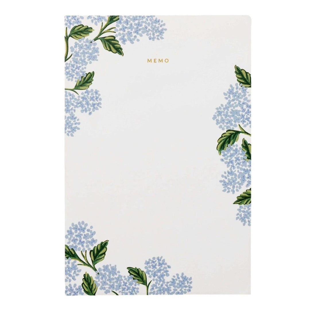 Hydrangea Memo Notepad - Giften Market