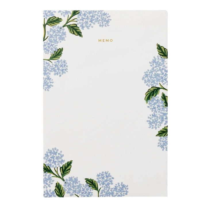 Hydrangea Memo Notepad - Giften Market