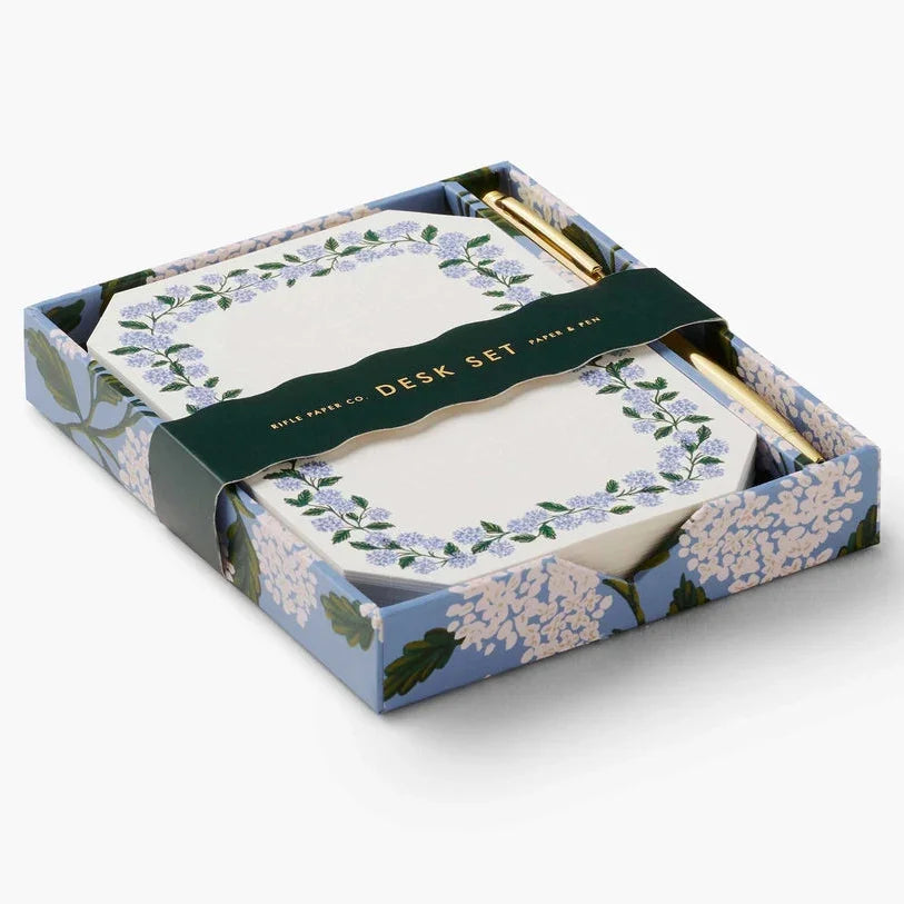 Hydrangea Note Writing Set