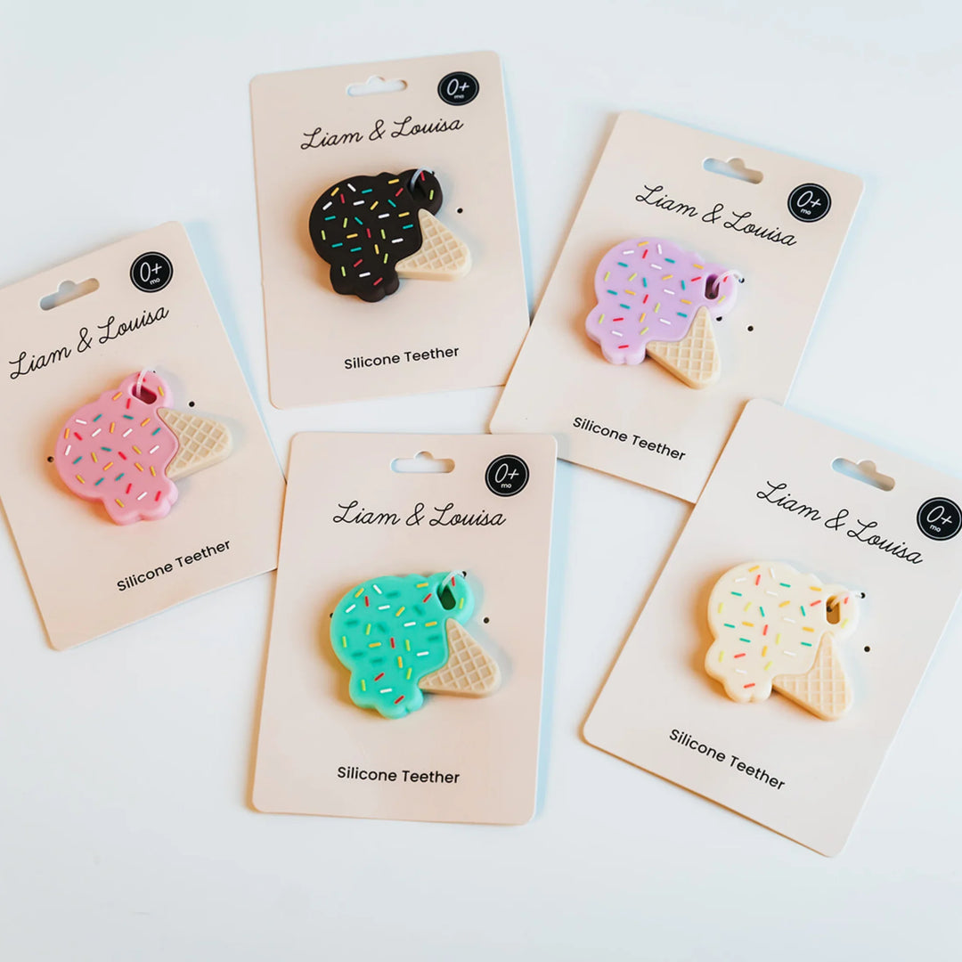 Ice Cream Cone Silicone Teether