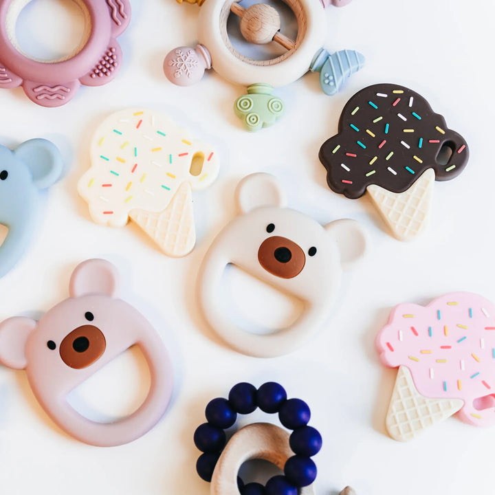 Ice Cream Cone Silicone Teether