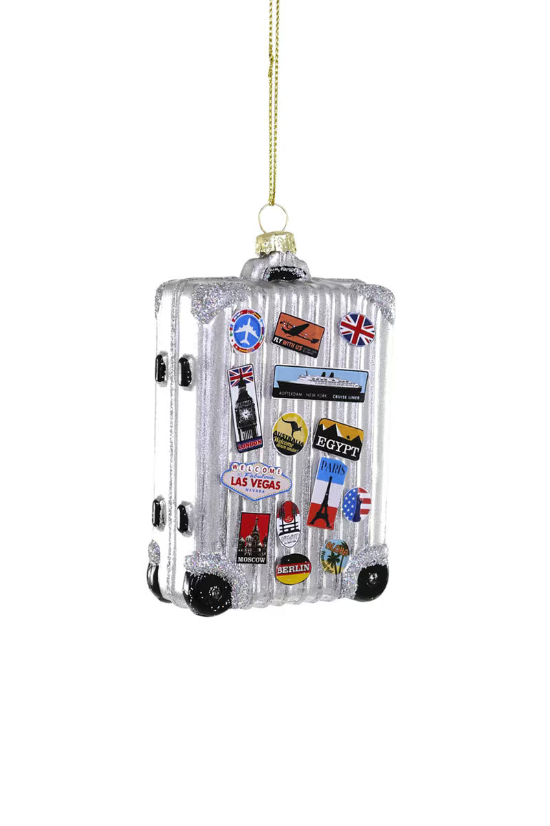 Jetsetter Suitcase Ornament - Giften Market