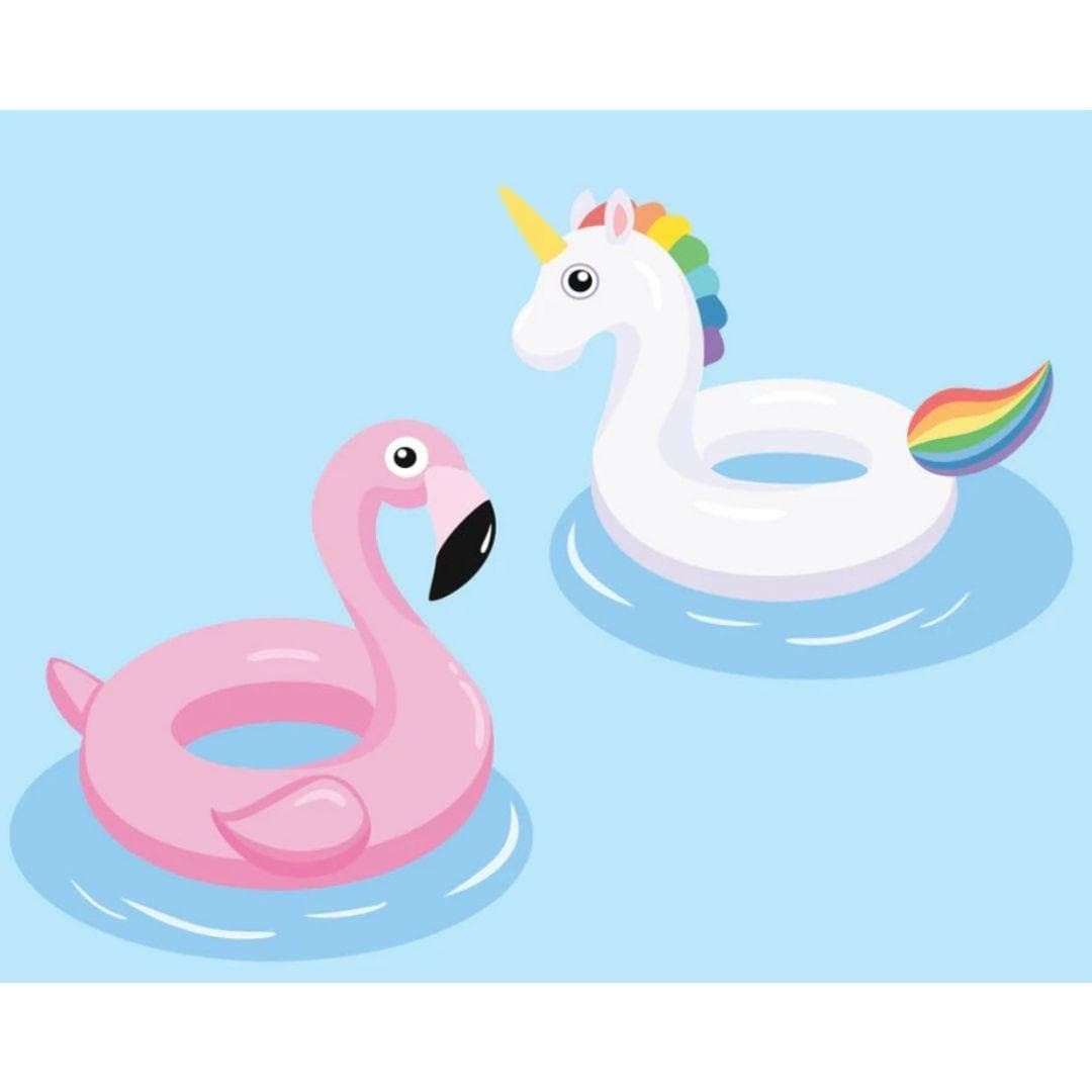 Kid Paint By Numbers Kits: Floating Fun - Giften Market