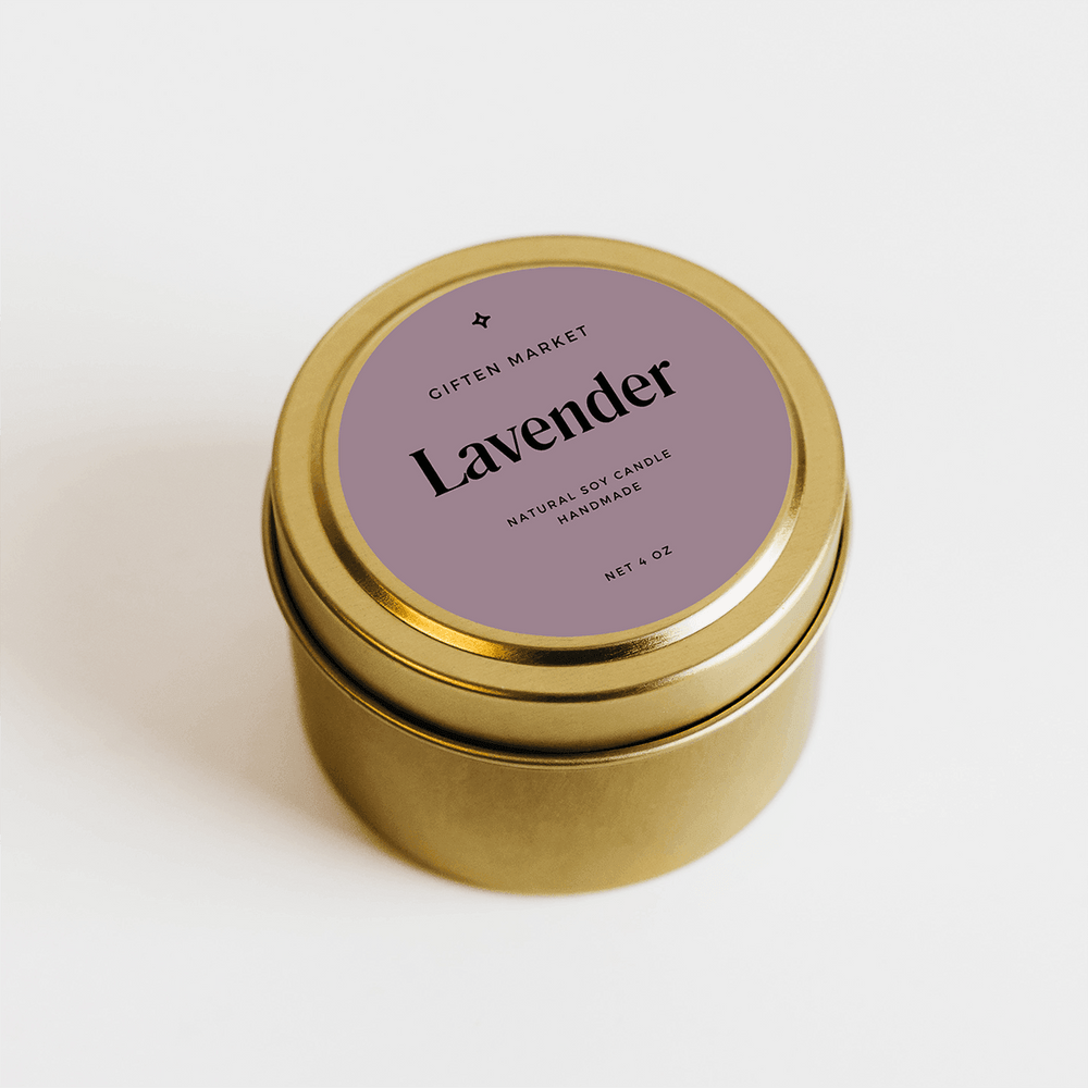 Lavender Gold Travel Candle - Giften Market