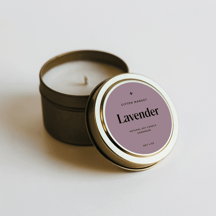 Lavender Gold Travel Candle - Giften Market