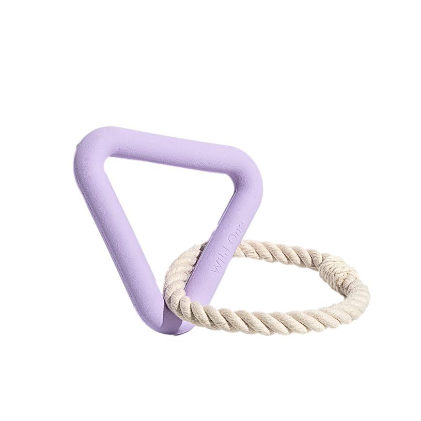 Lilac Triangle Tug Toy - Giften Market