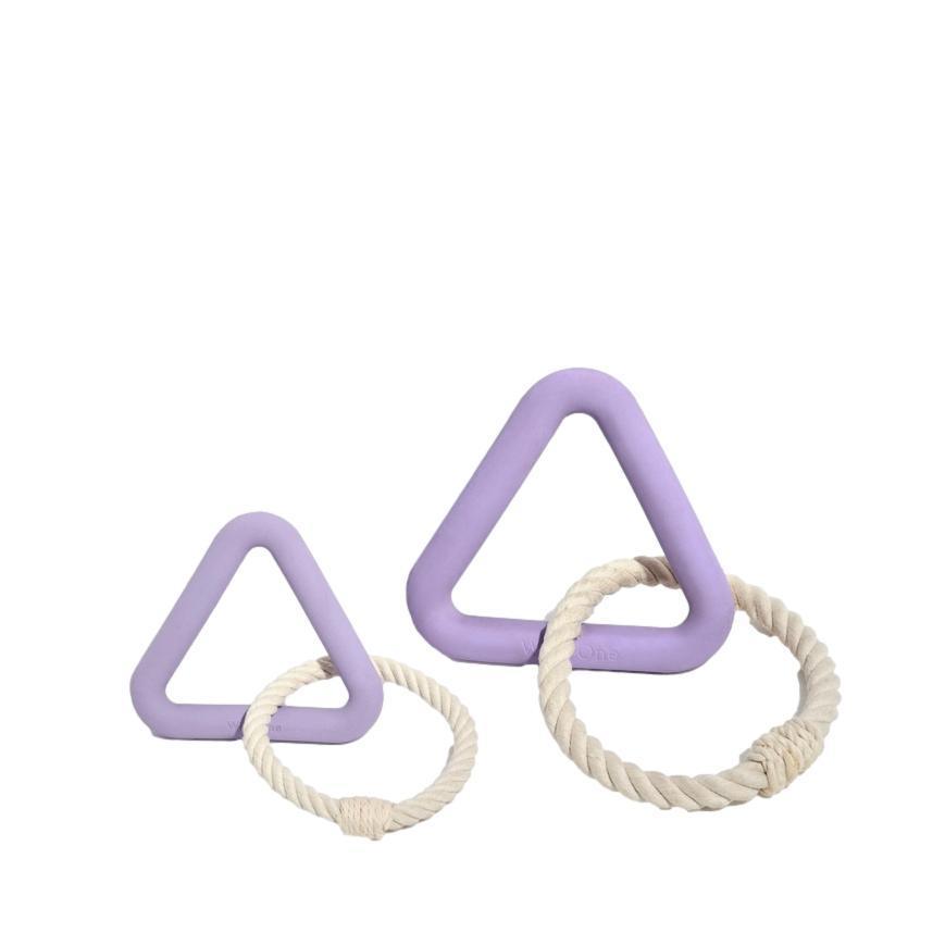 Lilac Triangle Tug Toy - Giften Market