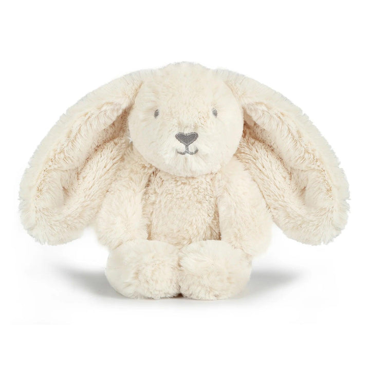 Plush cream bunny soft toy with floppy ears, ideal for baby gift boxes or nursery gifts