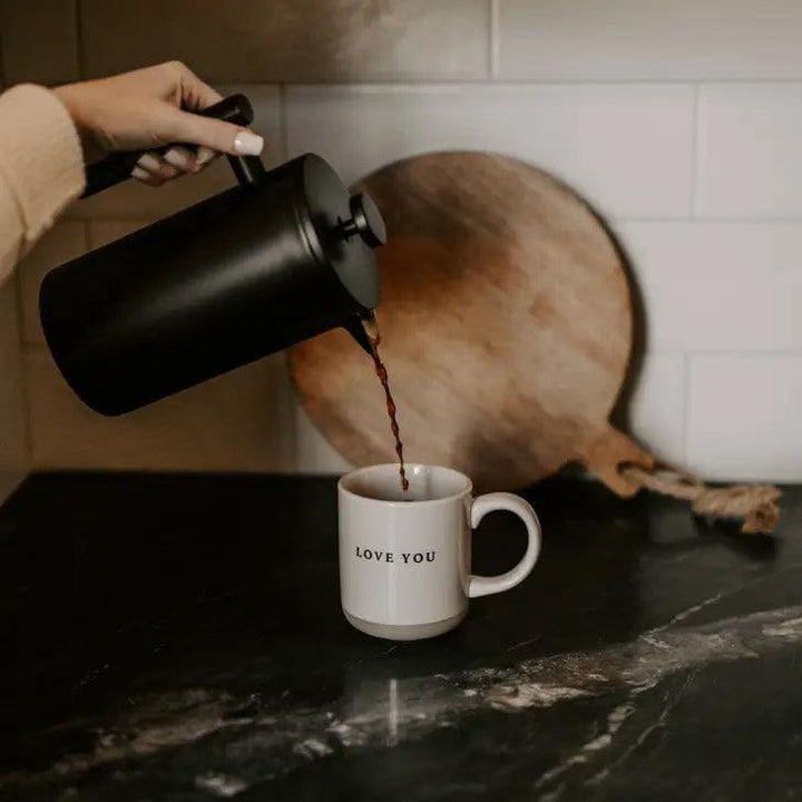 Love You Stoneware Coffee Mug - Giften Market