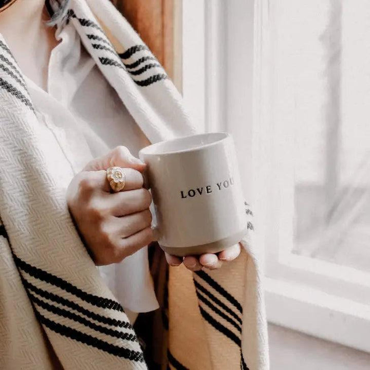 Love You Stoneware Coffee Mug - Giften Market
