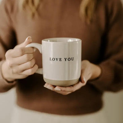Love You Stoneware Coffee Mug - Giften Market