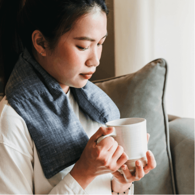 Luxury Linen Neck Wrap - Heat Therapy Pack