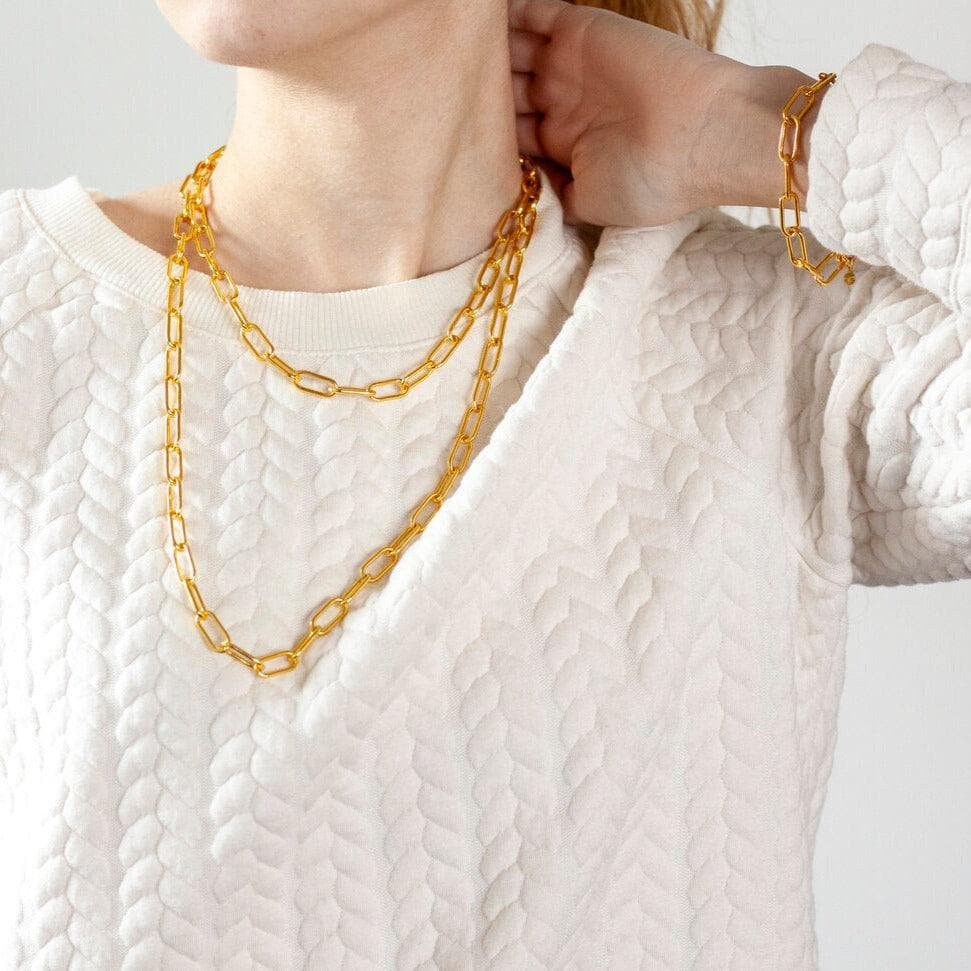 Maeve Chain Gold Necklace - Giften Market