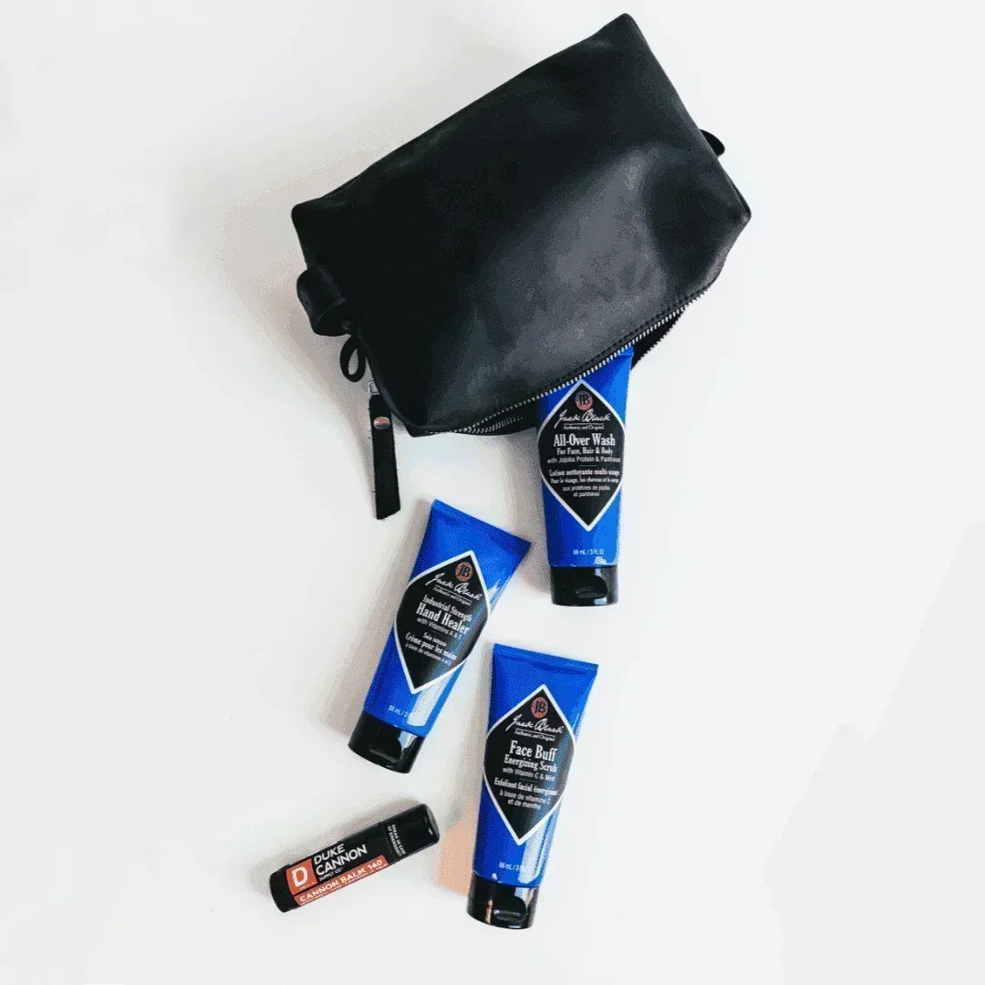 Men’s Self-Care Pouch - Black - Giften Market