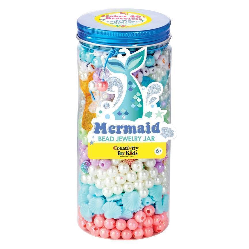 Mermaid Bead Jewelry Jar Craft Kit - Giften Market