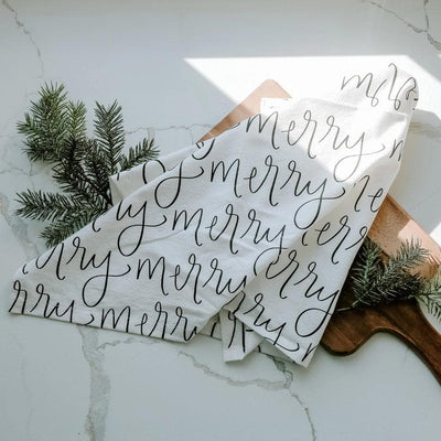 Merry Tea Towel - Giften Market