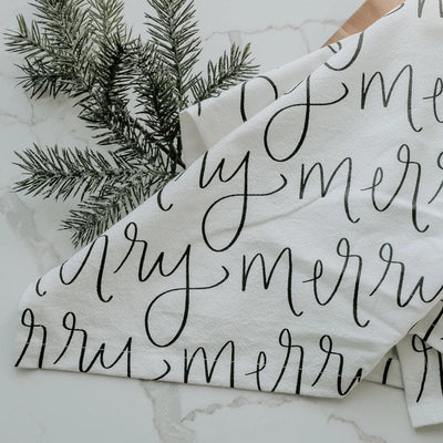 Merry Tea Towel - Giften Market