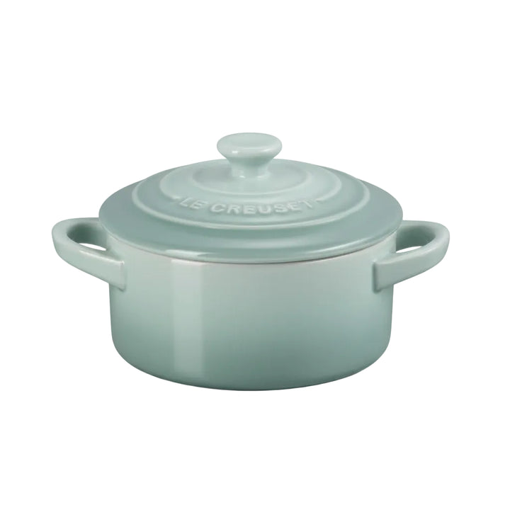 8 oz. Stoneware Mini Round Cocotte | Sea Salt
