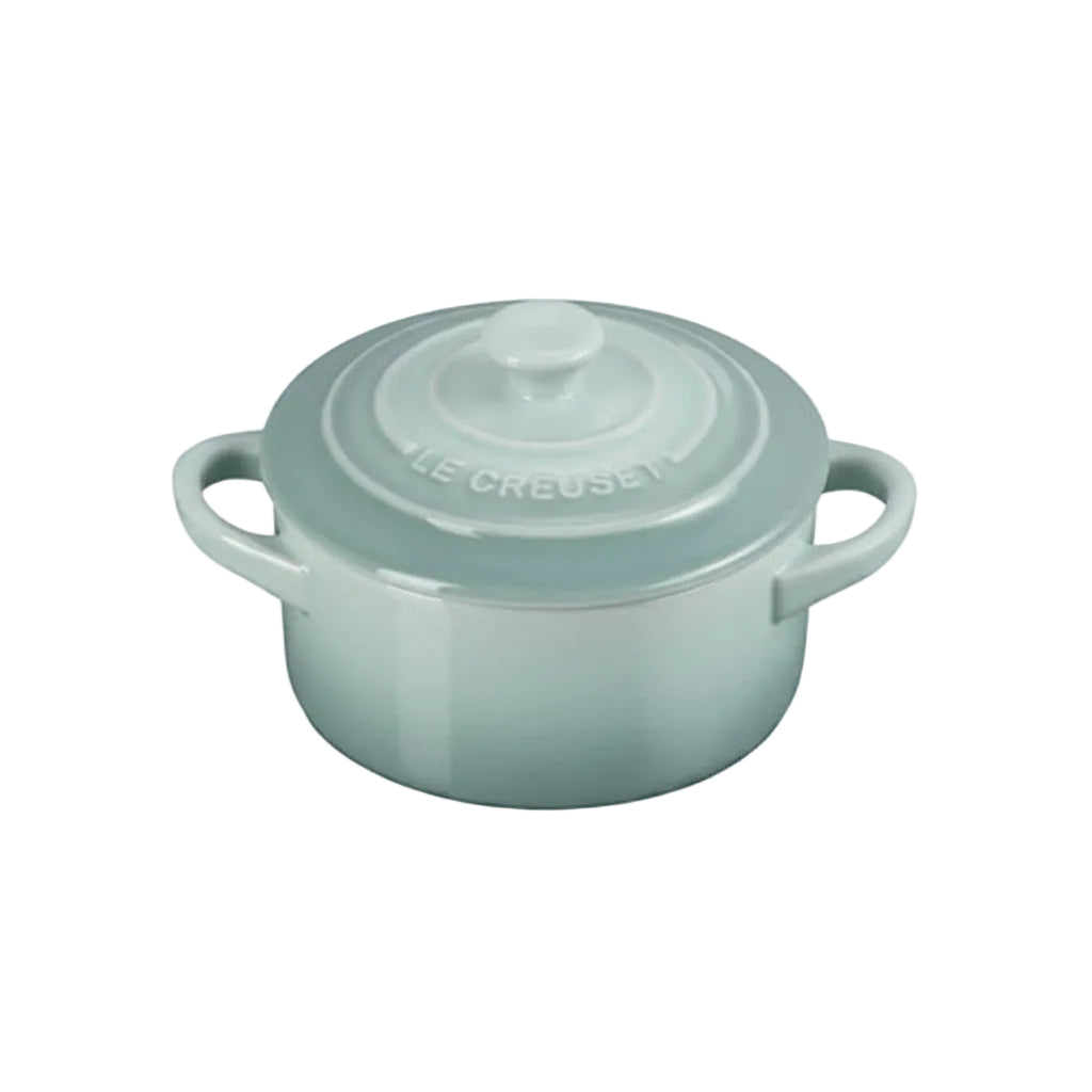 8 oz. Stoneware Mini Round Cocotte | Sea Salt