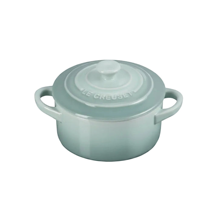 8 oz. Stoneware Mini Round Cocotte | Sea Salt
