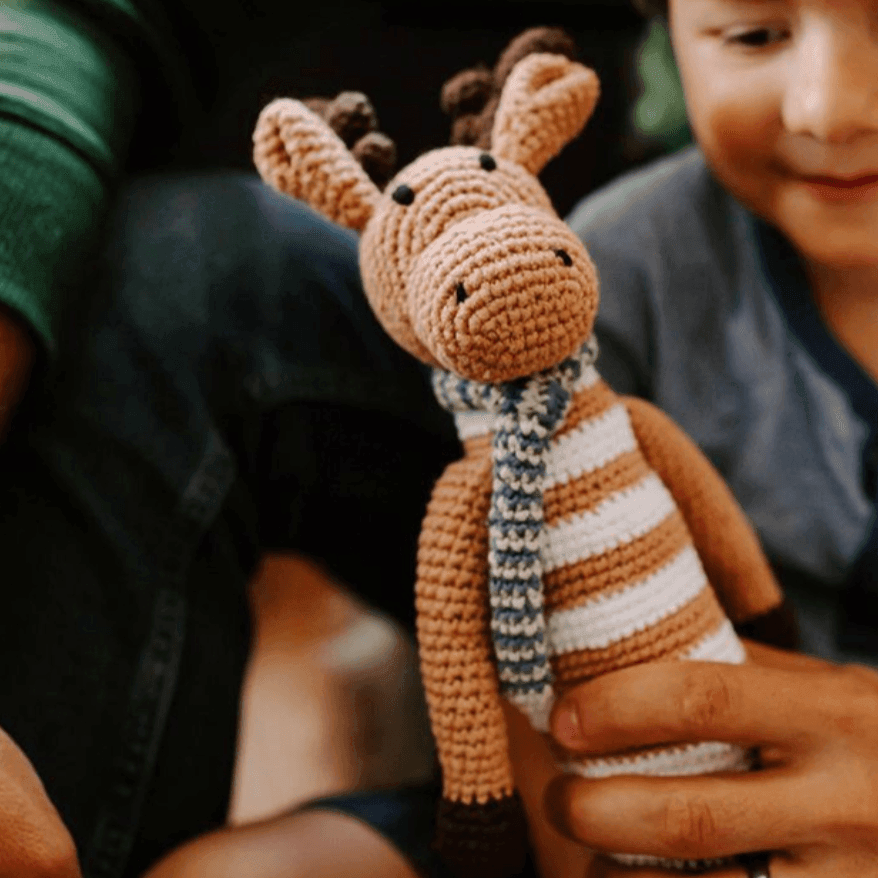 Moose Toy - Hand Knit - Giften Market