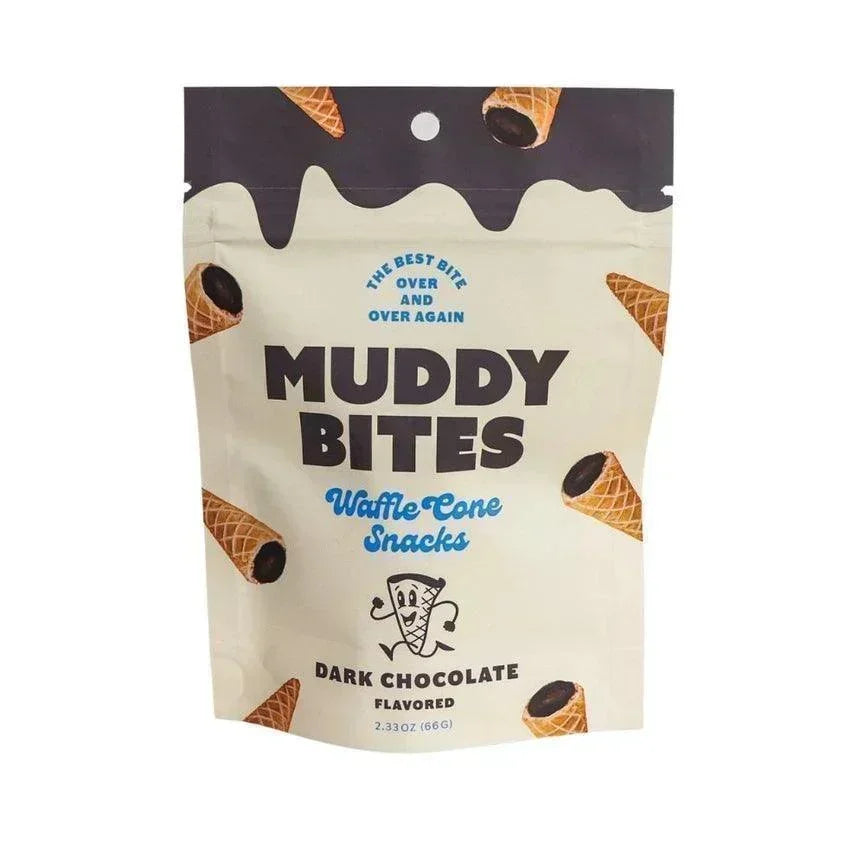 Muddy Bites Waffle Cones - Dark Chocolate - Giften Market