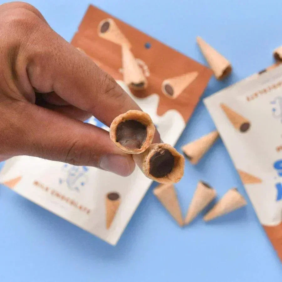 Muddy Bites Waffle Cones - Milk Chocolate - Giften Market