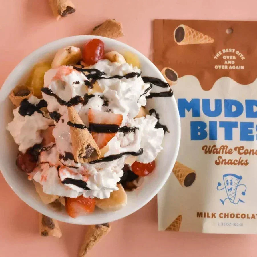 Muddy Bites Waffle Cones - Milk Chocolate - Giften Market