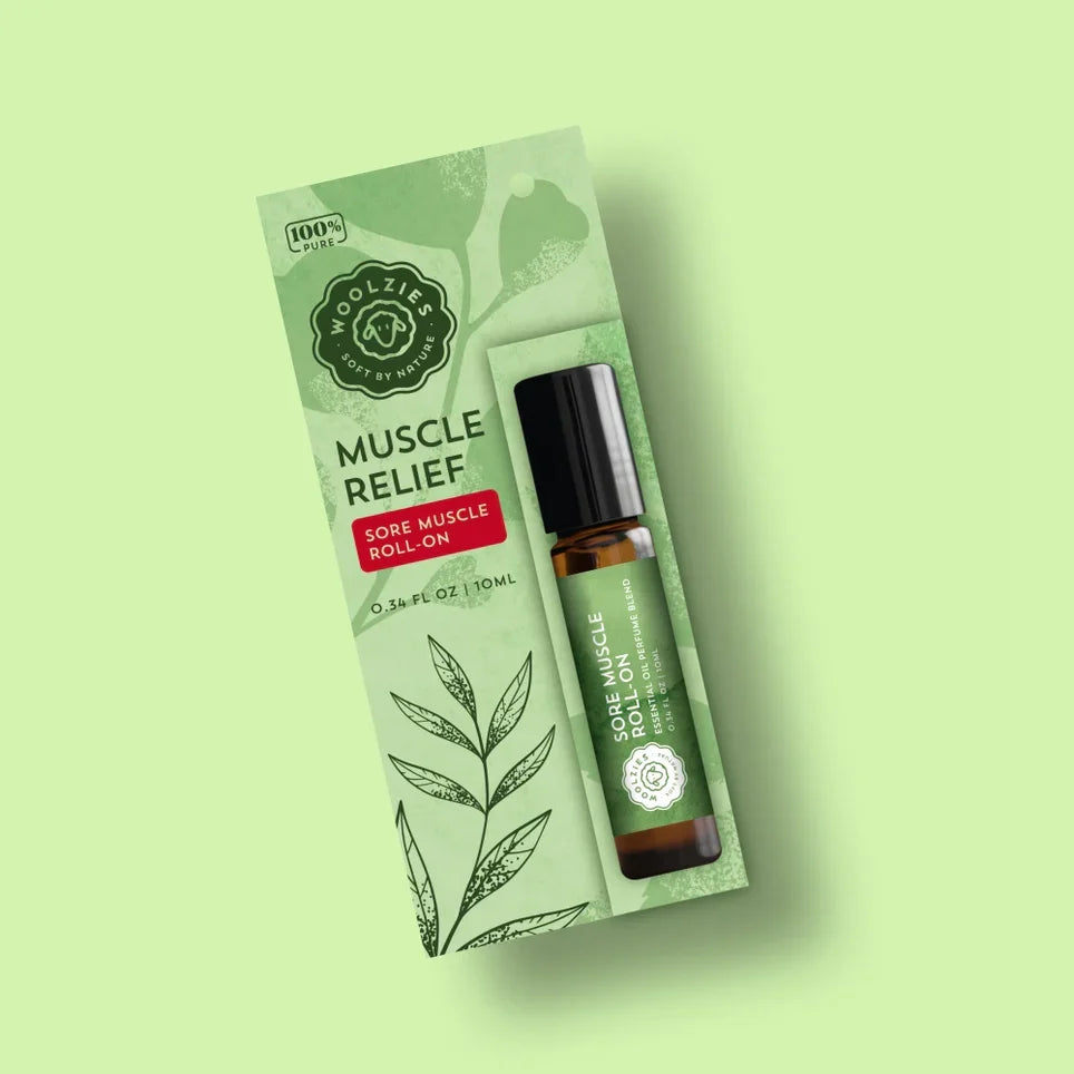 Muscle Roll-On – Cooling Comfort Blend For Sore Muscles
