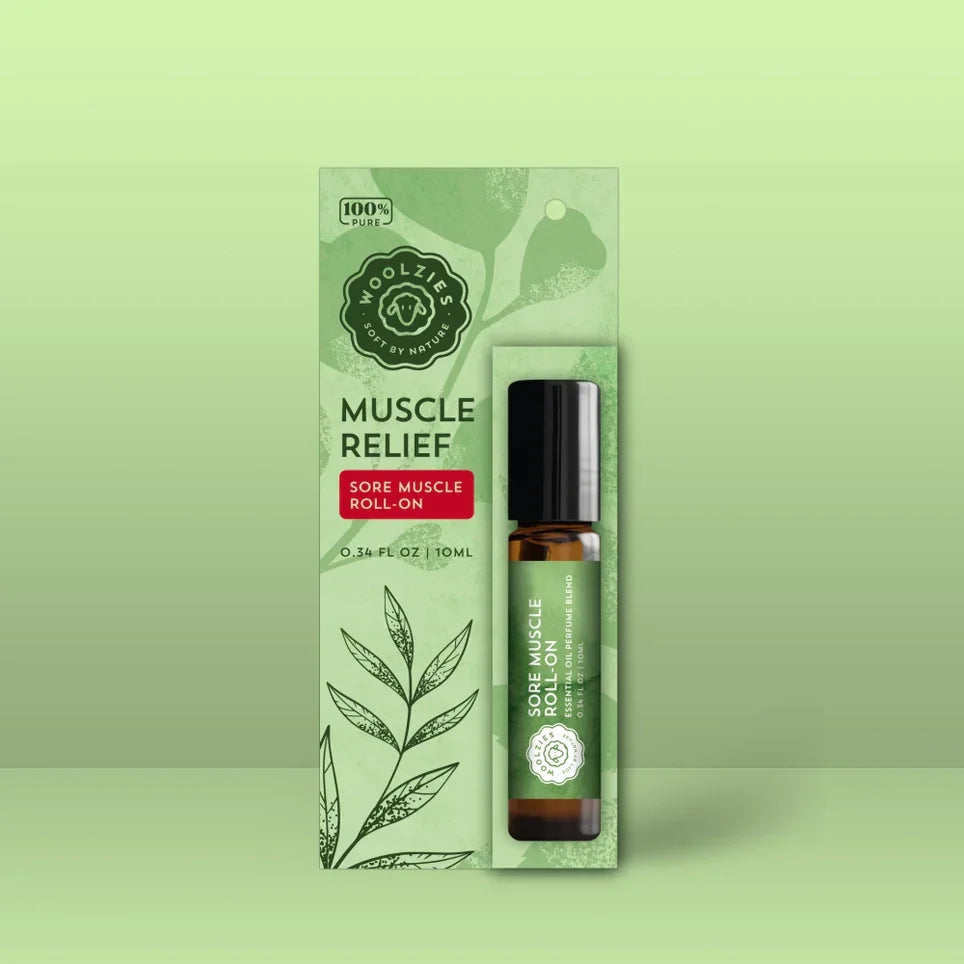 Muscle Roll-On – Cooling Comfort Blend For Sore Muscles