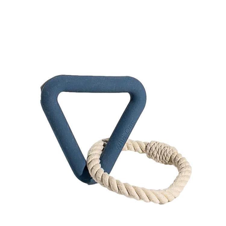 Navy Triangle Tug Toy - Giften Market