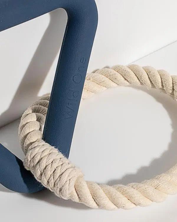 Navy Triangle Tug Toy - Giften Market
