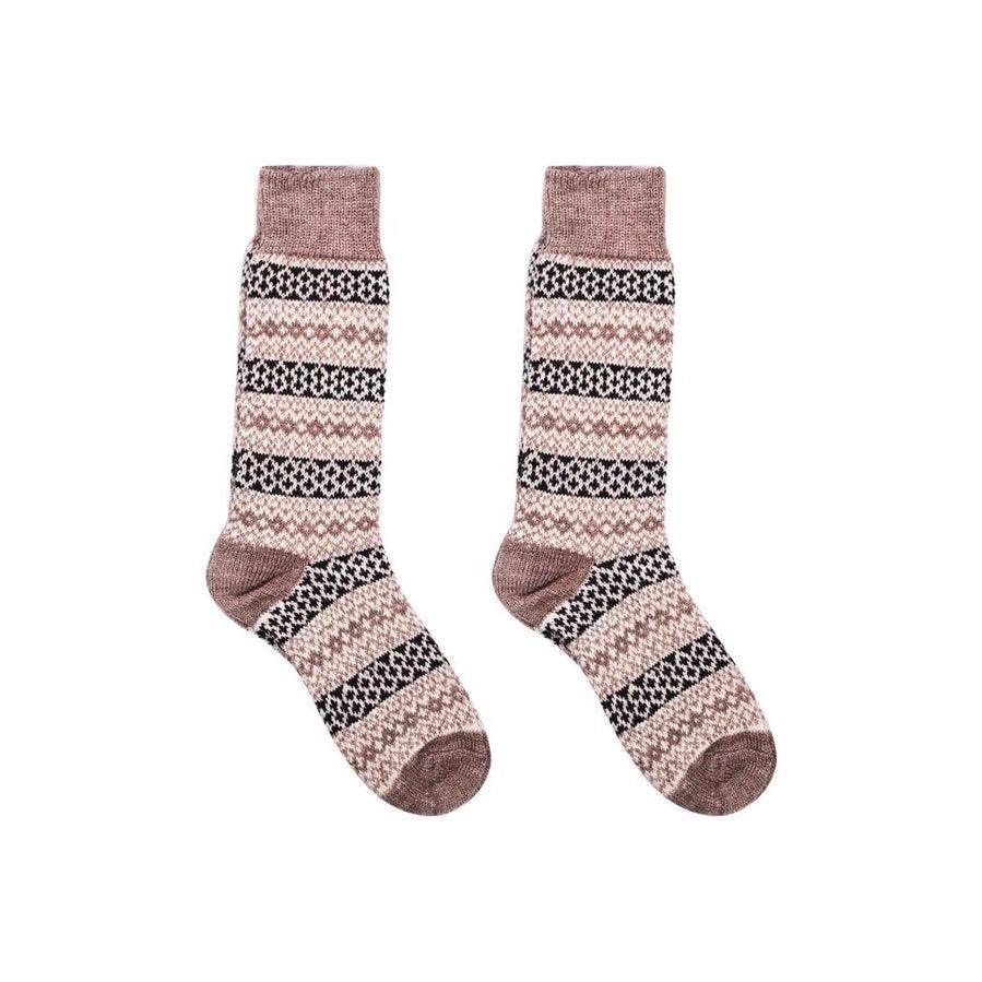 Nordic Merino Wool Socks - Torsten Cinnamon - L - Giften Market