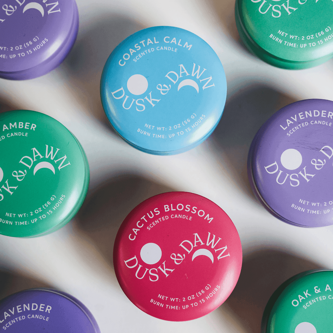 Oak & Amber Mini Tin 2oz Candle - Giften Market