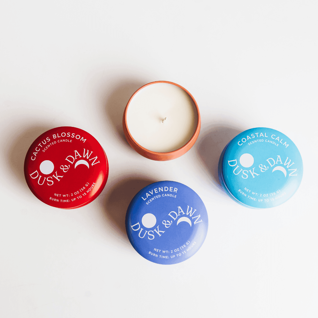 Oak & Amber Mini Tin 2oz Candle - Giften Market