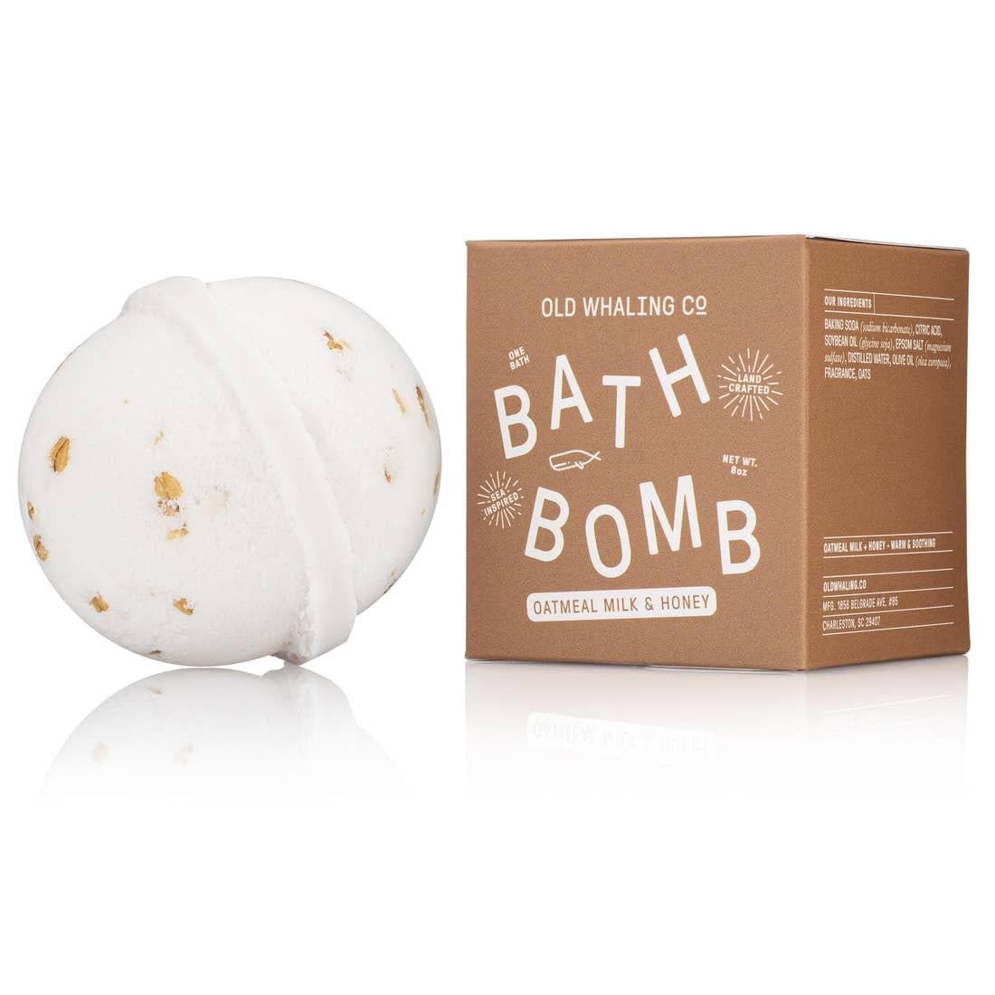 Oatmeal Milk + Honey Bath Bomb - Giften Market