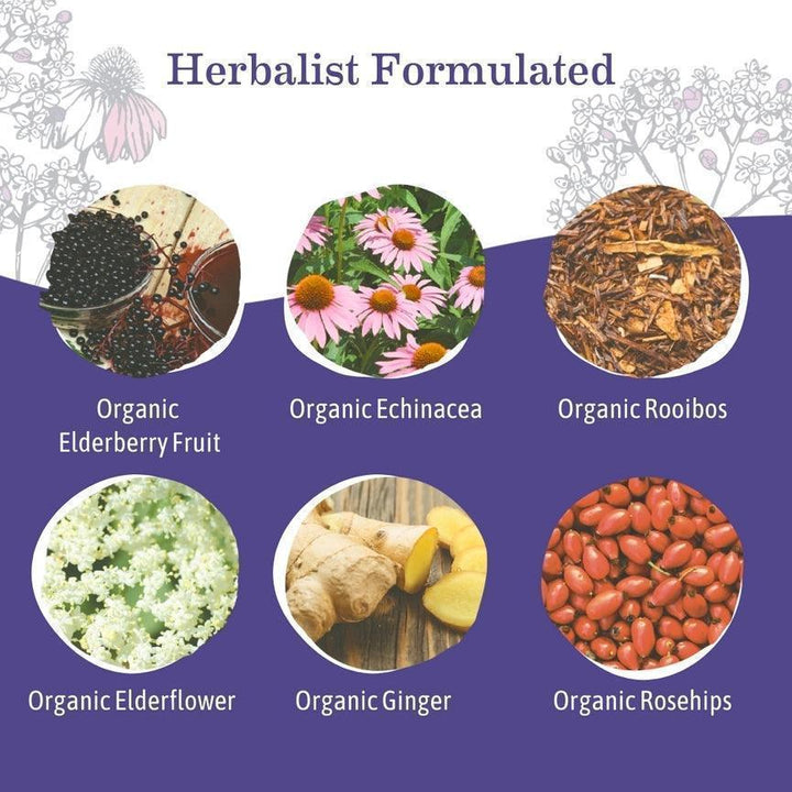 Organic Elderberry Immune Tea - Giften Market