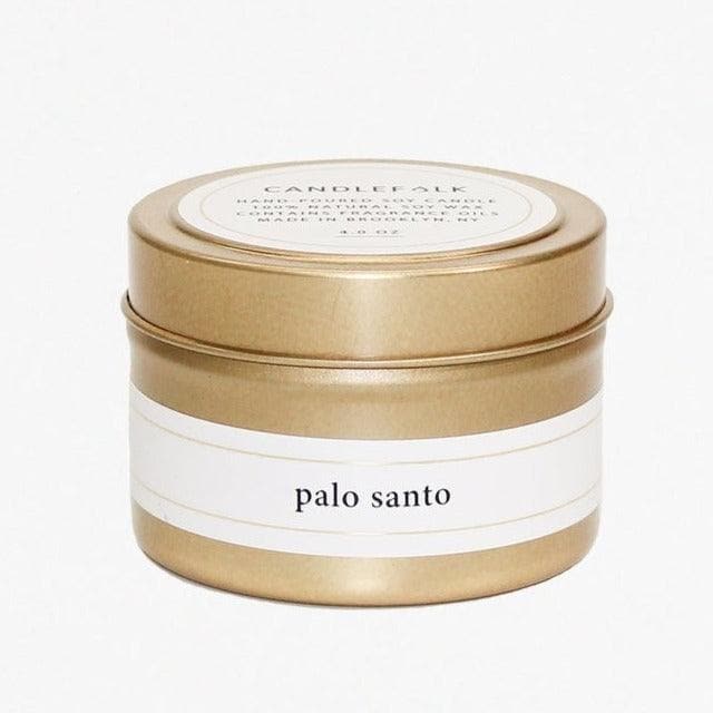 Palo Santo Gold Travel Candle - Giften Market