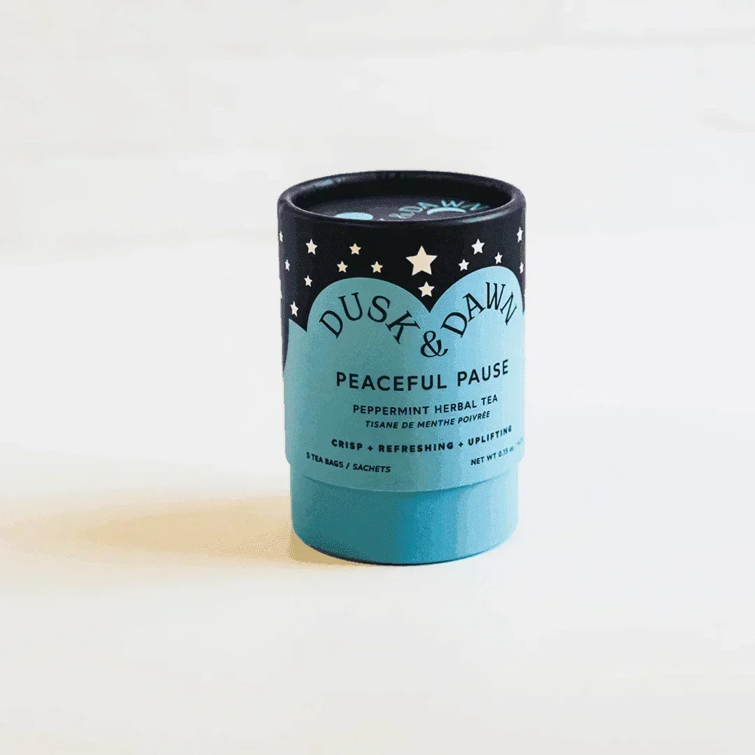 Peaceful Pause Herbal Tea Tube - 5 Tea Bags - Giften Market