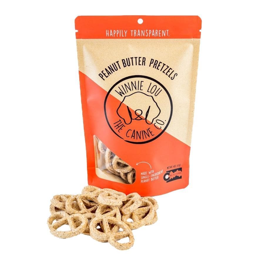 Peanut Butter Pretzels - Dog Treat - Giften Market