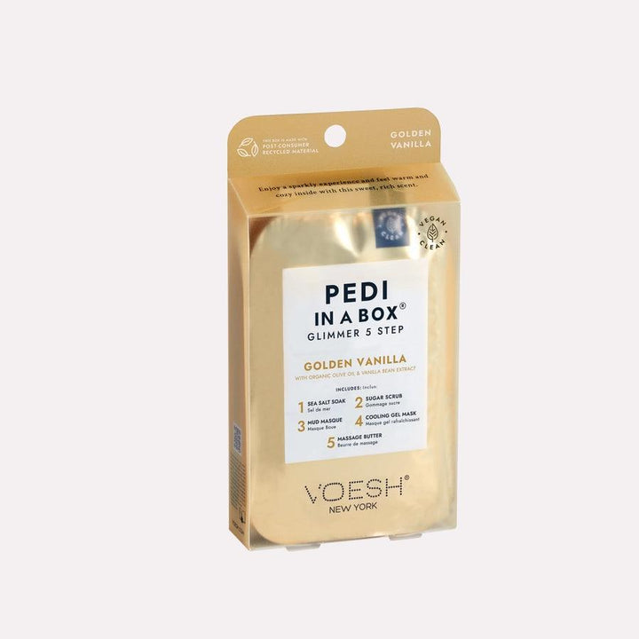 Pedi in A Box - Golden Vanilla Glimmer - Giften Market