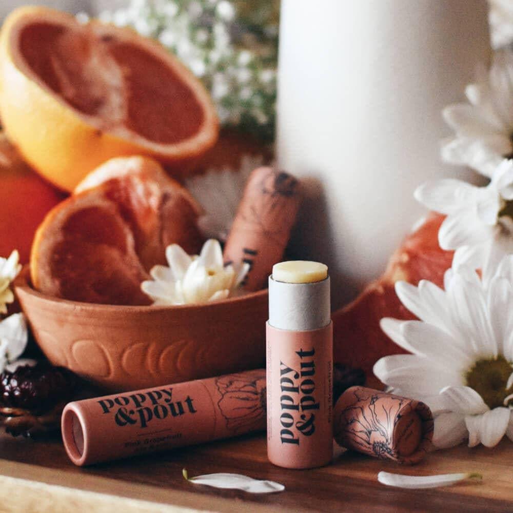 Pink Grapefruit Natural Lip Balm - Giften Market