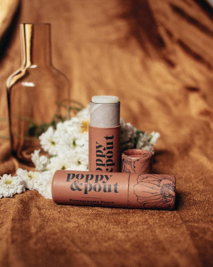 Pomegranate Peach Natural Lip Balm - Giften Market