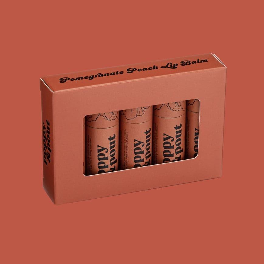 Pomegranate Peach Natural Lip Balm - Giften Market