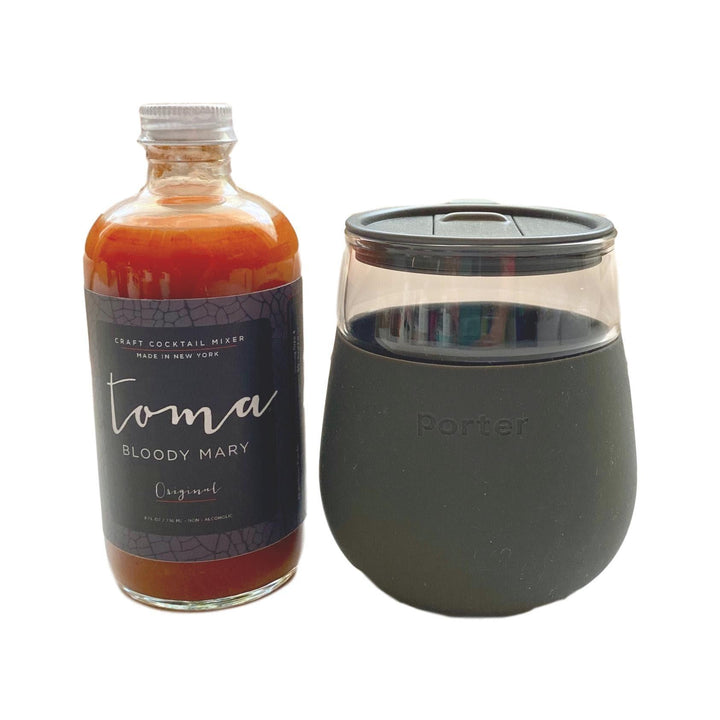 Porter Glass Cup - Charcoal - Giften Market