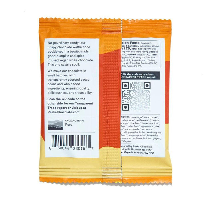 Pumpkin White Chocolate Waffle Cone Bar - Giften Market