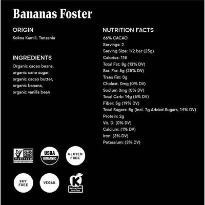 Raaka Bananas Foster Chocolate Bar - Giften Market