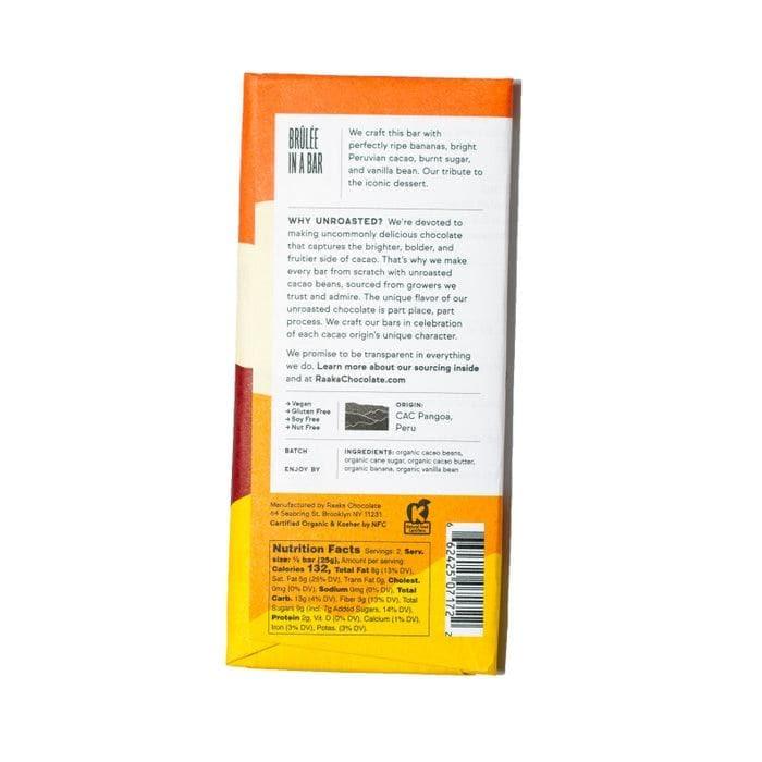 Raaka Bananas Foster Chocolate Bar - Giften Market