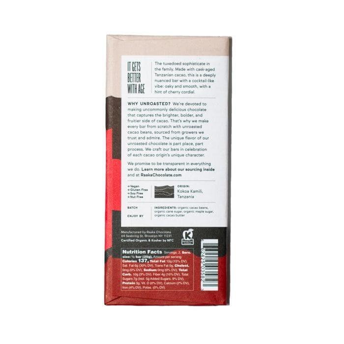 Raaka Bourbon Cask Aged Chocolate Bar - Giften Market